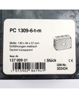 spelsberg Leergehäuse TK PC 1309-6-tm 13700901 OVP
