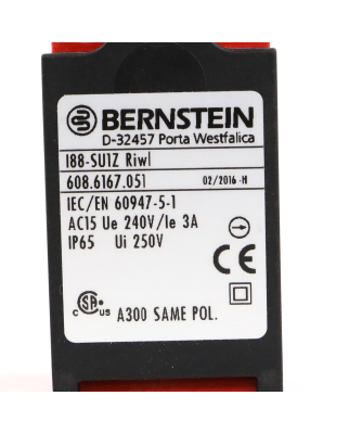 BERNSTEIN Grenztaster 188-SU1Z Riwl 608.6167.051 NOV