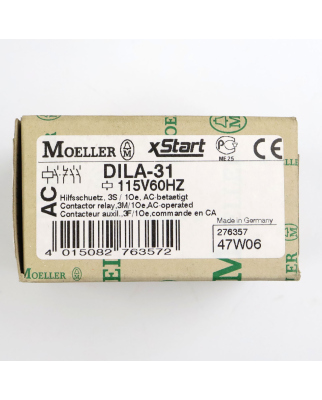 Klöckner Moeller Hilfsschütz DILA-31 115V60HZ 276357 OVP