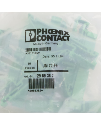 Phoenix Contact Fußelement UM 72-FE 2959382 (10Stk.) OVP