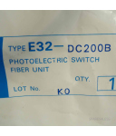 Omron Photoelectric Switch E32-DC200B OVP