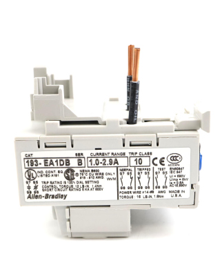 Allen Bradley Motorschutzrelais 193-EA1DB NOV