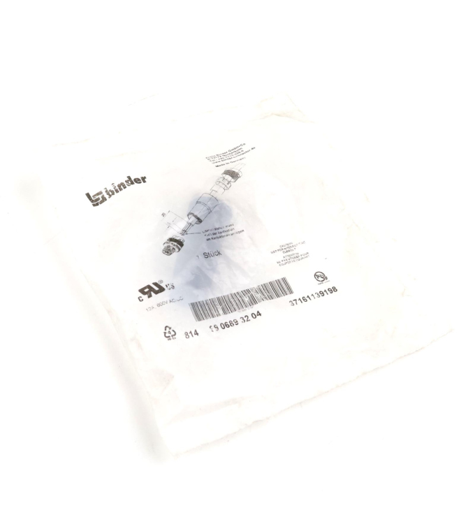 binder Kabelstecker 99 0689 32 04 OVP