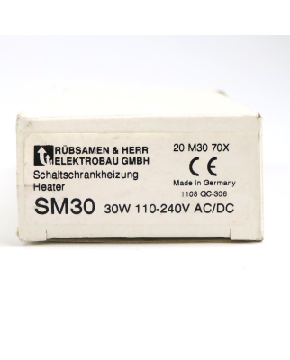 Rübsamen & Herr Schaltschrankheizung SM30 OVP