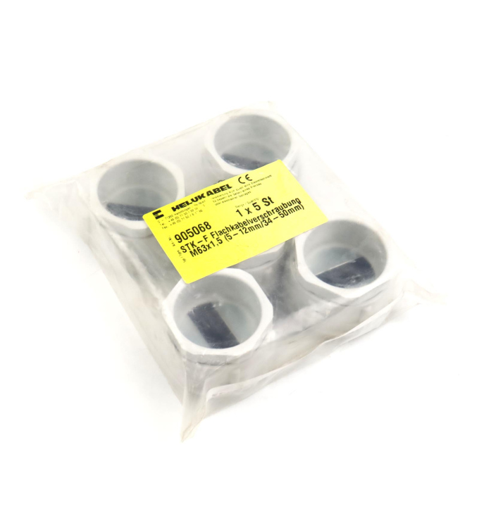 HELUKABEL Flachkabelverschraubung STK-F 905068 M63x1,5 (5Stk.) OVP