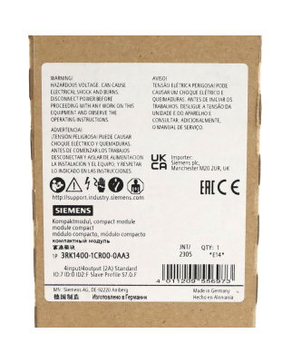 Siemens AS-i Kompaktmodul 3RK1400-1CR00-0AA3 OVP