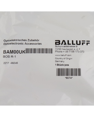 Balluff Reflektor BAM00UK BOS R-1 OVP