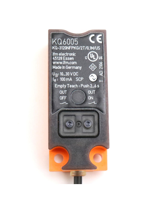 ifm Kapazitiver Sensor KQ6005 KQ-3120NFPKG/2T/0,1M/US NOV