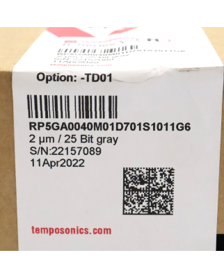 Temposonics Wegsensor RP5GA0040M01D701S1011G6 OVP