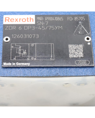 Rexroth Druckreduzierventil ZDR 6 DP3-45/75YM R900410865 NOV