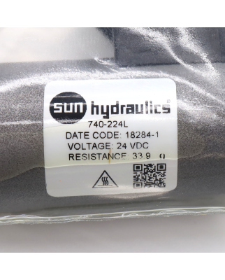 SUN hydraulics 3/2-Wege Magnetventil DMBDXAN224L OVP