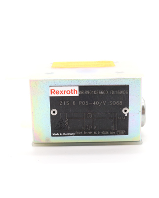 Rexroth Rückschlagventil Z1S 6 P05-40/V SO68...