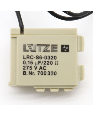 Lütze Motorentstörung LRC-S6-0320 700320 GEB