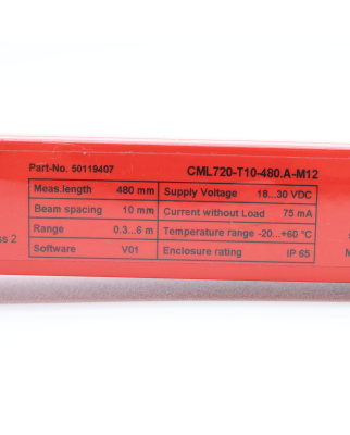 Leuze Lichtvorhang Sender CML720-T10-480.A-M12 50119407 GEB