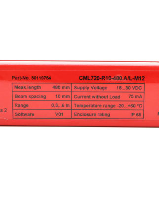 Leuze Lichtvorhang Empfänger CML720-R10-480.A/L-M12 50119754 GEB