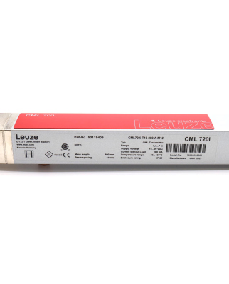 Leuze Lichtvorhang Sender CML720i-T10-800.A-M12 50119409 NOV