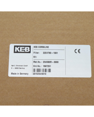 KEB HF-Filter 22E4T60-1001 OVP