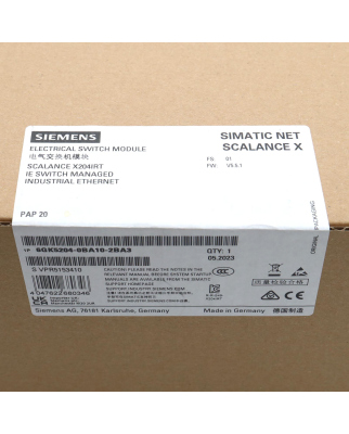 Simatic SCALANCE X204IRT 6GK5204-0BA10-2BA3 SIE