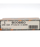 Weidmüller Temperaturmessumformer EMA EG4 PT100/3 0-20MA 800660 OVP