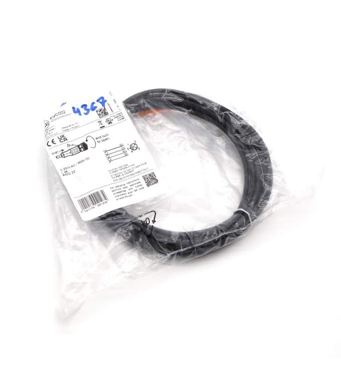 ifm Anschlusskabel EVC002 ADOGH040MSS0005H04 OVP