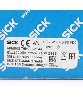 Sick Sicherheitsencoder AFM60S-THKC262144 1122059 OVP