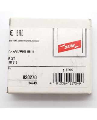 DEHN Kombi-Ableiter Blitzductor BXT ML2 BE HFS 5 920270 OVP