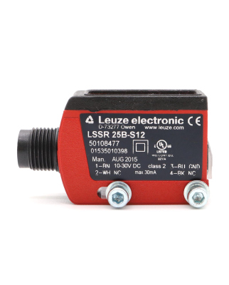 Leuze Einweg-Lichtschranke Sender LSSR 25B-S12 50108477 NOV