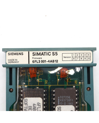 Siemens Softwaremodul 6FL3001-4AB12 GEB