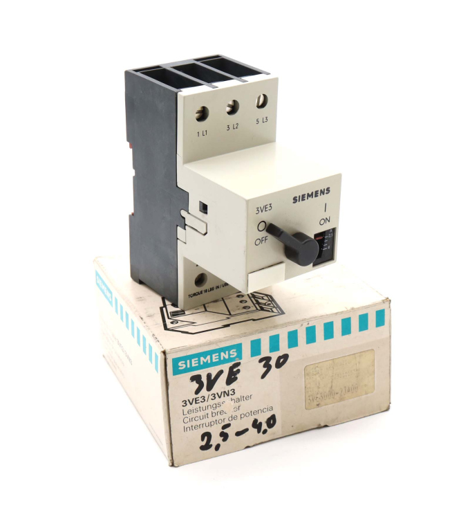 Siemens Leistungsschalter 3VE3000-2JA00 OVP