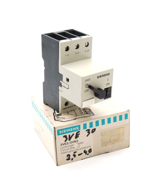 Siemens Leistungsschalter 3VE3000-2JA00 OVP