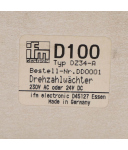 ifm Drehzahlwächter D100 DD0001 DZ34-A OVP