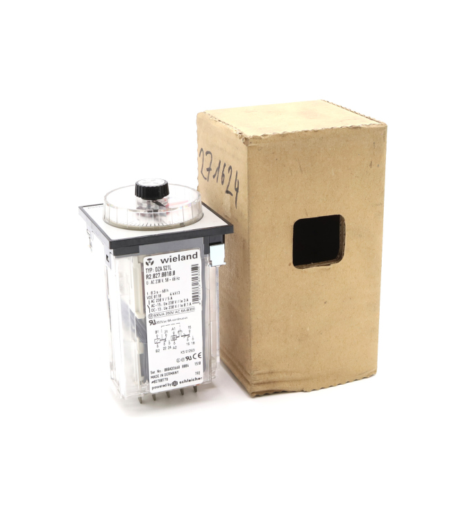 Wieland Zeitrelais DZA 521L R2.027.0010.0 0,3s-60h OVP
