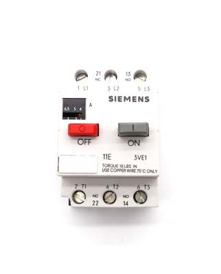Siemens Leistungsschalter 3VE1010-2K NOV