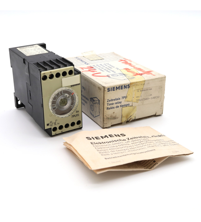 Siemens Zeitrelais 7PU1540-1AB30 OVP