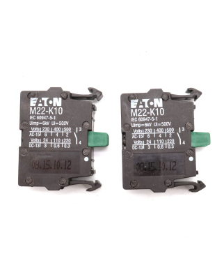 Eaton Kontaktelement M22-K10 216376 (2Stk.) NOV