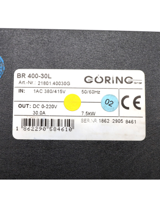 Göring Bremsgerät BR-400-30L 21801.40030G OVP