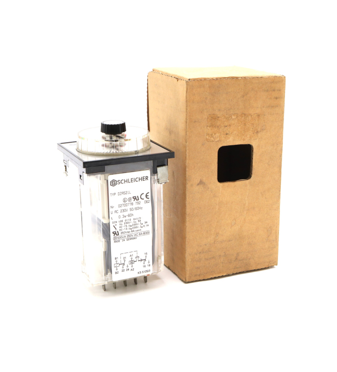 Schleicher Zeitrelais DZA 521L 3s-60h OVP
