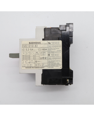 Siemens Leistungsschalter 3VE1010-8J NOV