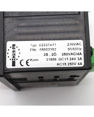 TESCH Zeitrelais V233TX11 05002392 OVP