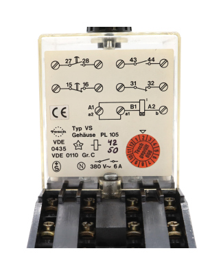 TESCH Zeitrelais VS PL105 0-10Sek 42V NOV
