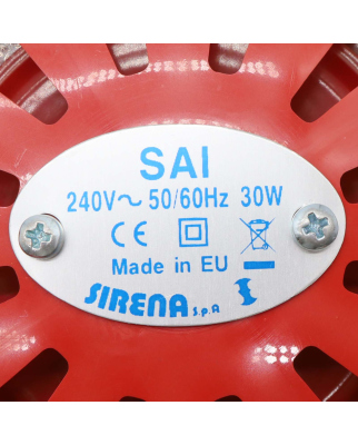 Sirena SPA Signalhupe SAI 240V OVP