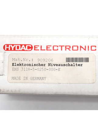 Hydac Elektronischer Niveauschalter ENS 3118-5-0250-000-K...