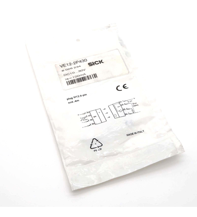 SICK Sensor VE12-2P430 6026234 OVP