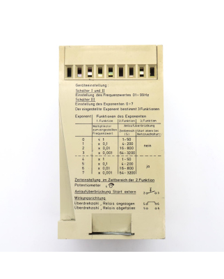 Pepperl+Fuchs Drehzahlwächter WE M/Ex-DW-T 08487 GEB
