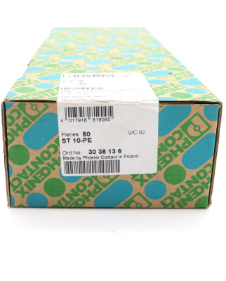 Phoenix Contact Schutzleiter-Reihenklemme ST 10-PE 3036136 (50Stk.) OVP