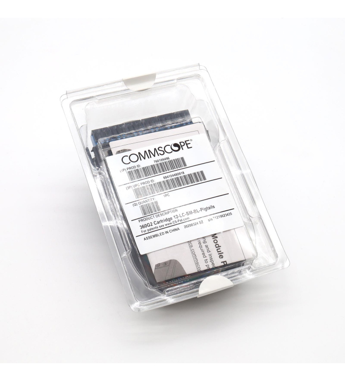 CommScope Glasfaser-Kassette 12-LC-SM-BL-PIGTAILS 760109496 OVP
