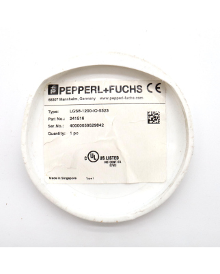 Pepperl+Fuchs Lichtgitter LGS8-1200-IO-5323 241516 OVP
