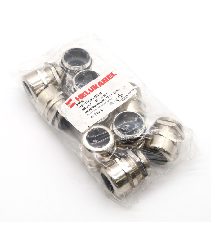 HELUKABEL Kabelverschraubung HELUTOP-MS-M M40x1,5 19-28mm 99962 (10Stk.) OVP