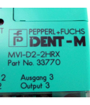 Pepperl+Fuchs Auswerteeinheit DENT-M MVI-D2-2HRX Part.No. 33770 GEB