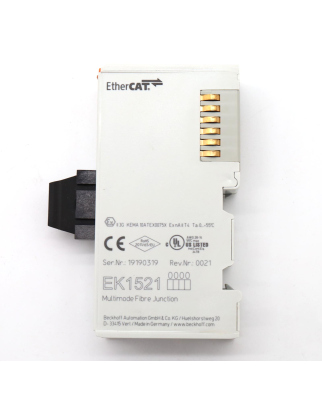 Beckhoff 1-Port-EtherCAT-Abzweig EK1521 OVP